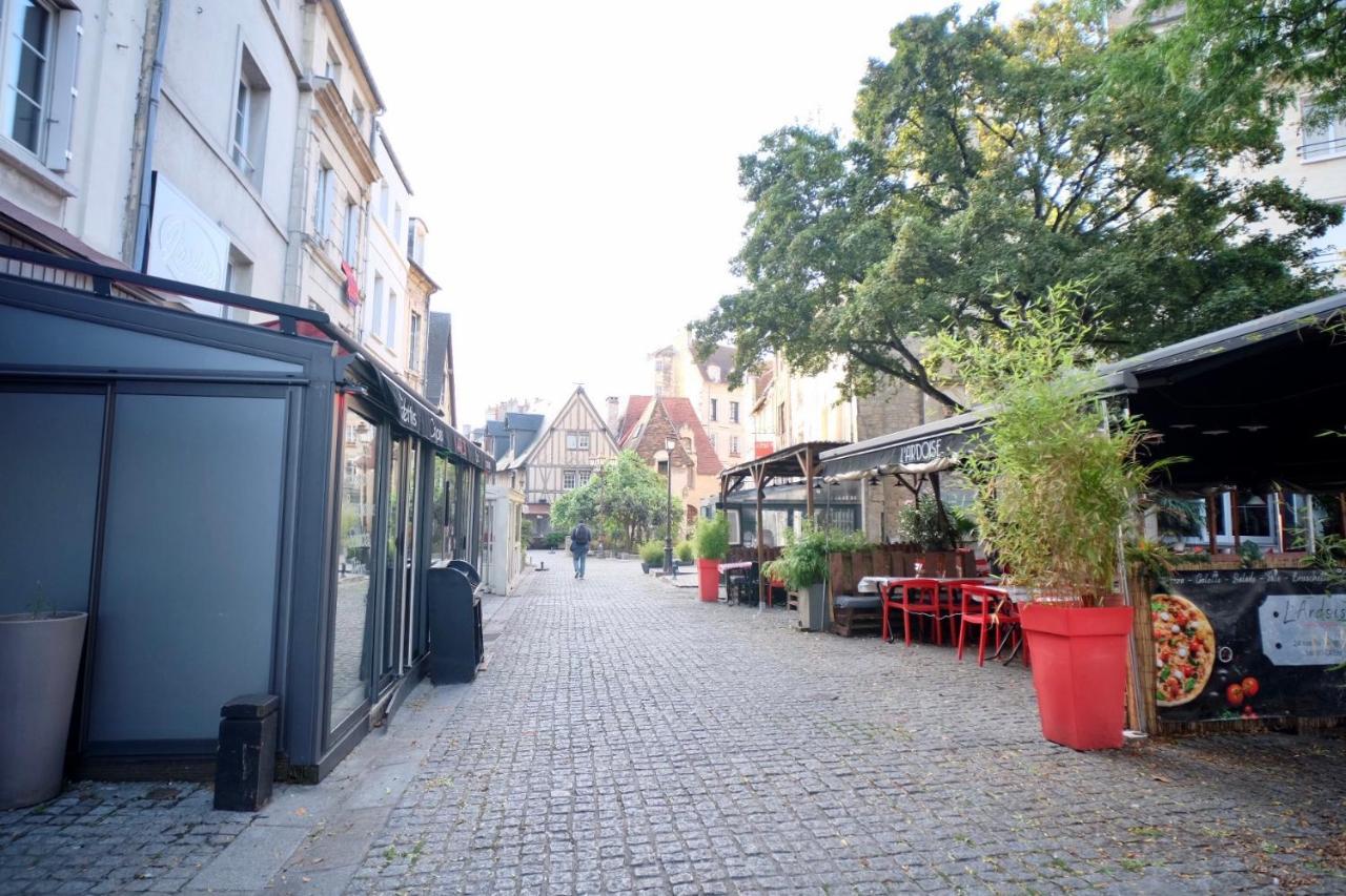 Le Perroquet Fringant, Rue Pietonne Et Quartier Historique Apartment Caen Luaran gambar